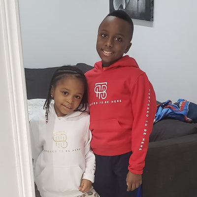 PURPOSED TO BE HERE KIDS HOODIE