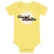 Purposed To Be Here Baby One Piece