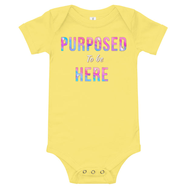 Purposed To Be Here Baby One Piece
