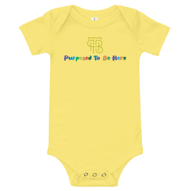 Purposed To Be Here Baby one piece