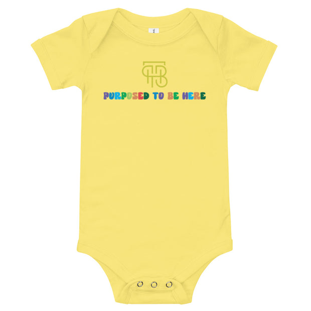 Purposed To Be Here Baby one piece