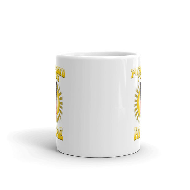 Purposed To Be Here White Glossy Mug